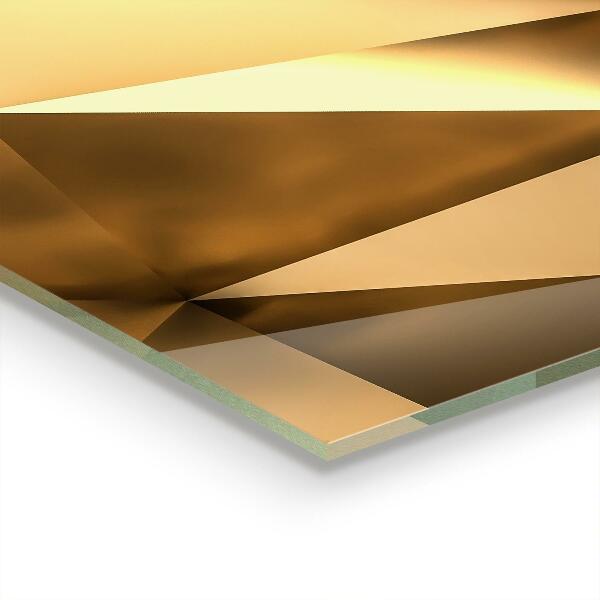 Sticlă pentru bucătărie Textura geometrică metalică