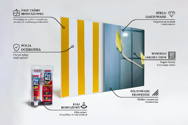 Sticlă bucătărie Frunză strălucitoare pe ramură