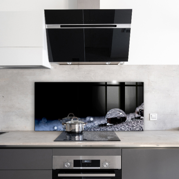 Sticlă pentru bucătărie Un strop de rouă dimineața