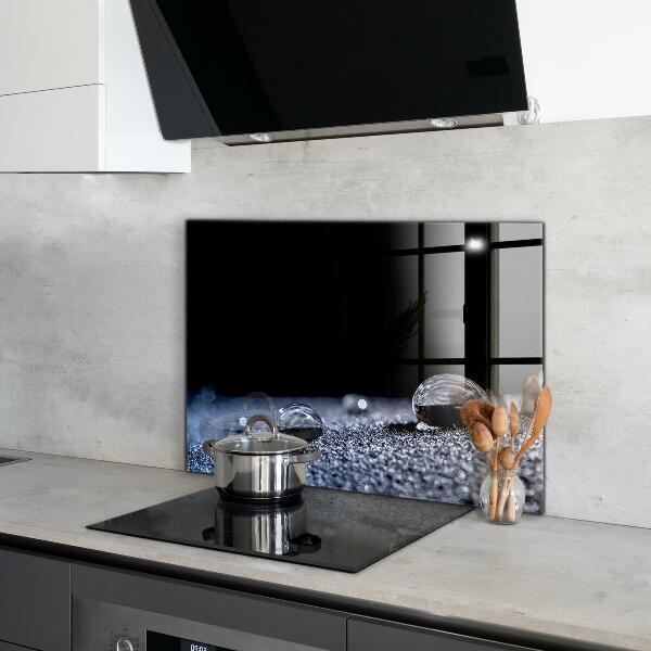 Sticlă pentru bucătărie Un strop de rouă dimineața