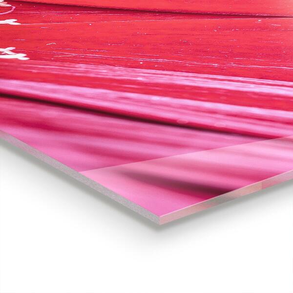 Panou perete bucătărie Floare roz detalii natura