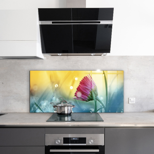 Panou perete bucătărie Daisy delicată în luncă