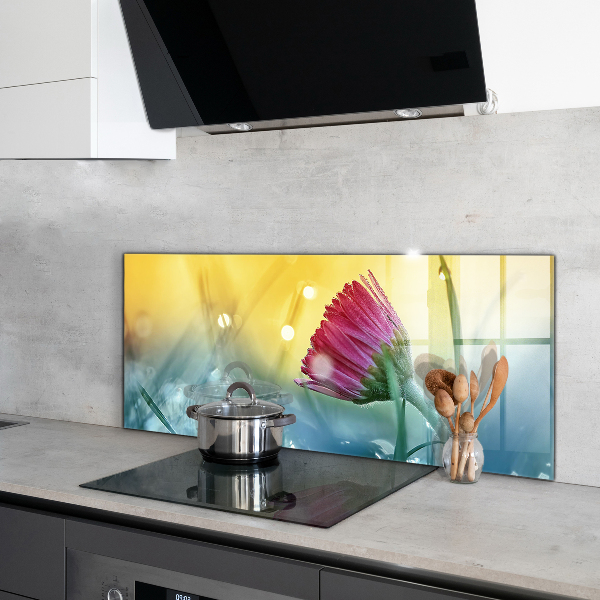 Panou perete bucătărie Daisy delicată în luncă