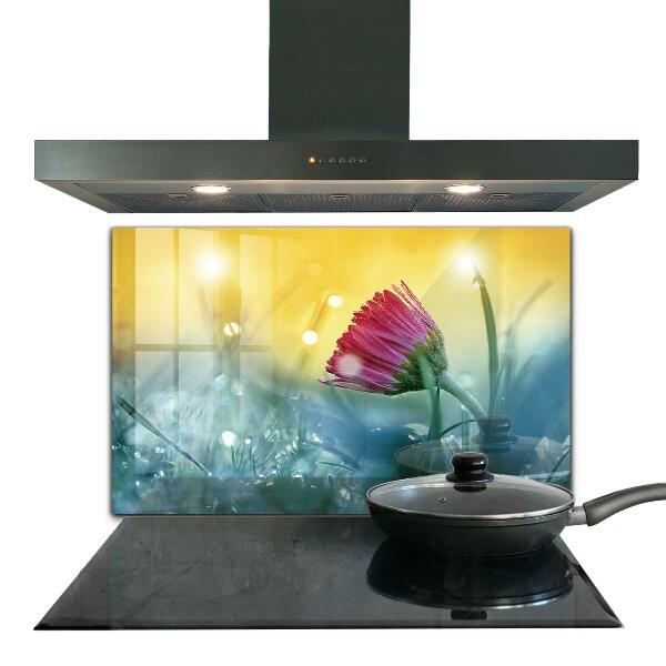 Panou perete bucătărie Daisy delicată în luncă