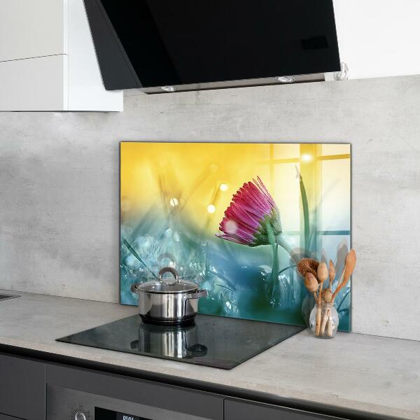 Panou perete bucătărie Daisy delicată în luncă