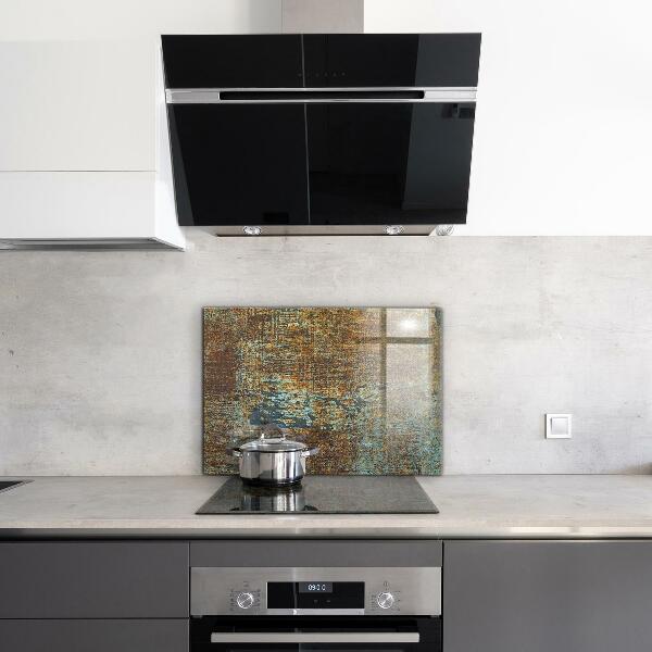 Sticlă pentru bucătărie Textura metalică veche