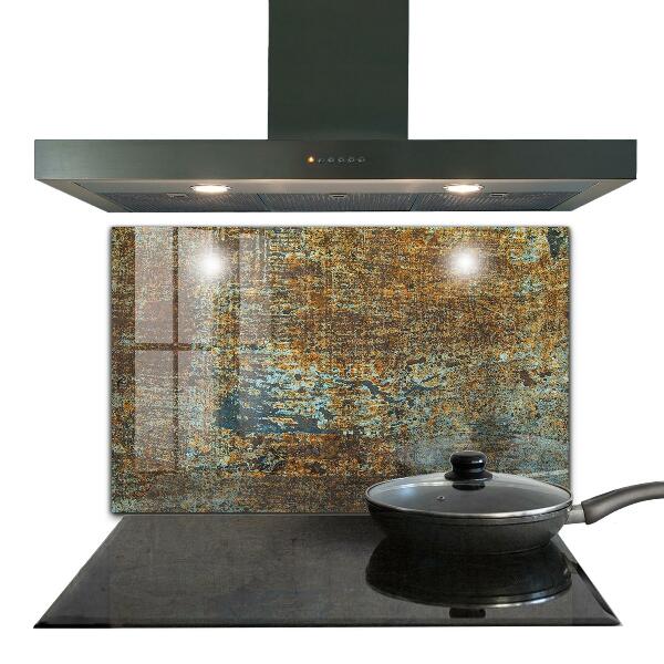 Sticlă pentru bucătărie Textura metalică veche