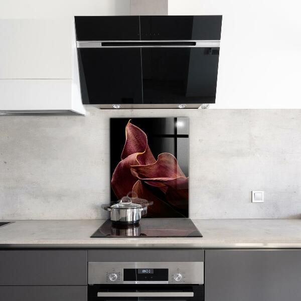 Sticlă bucătărie Frunză delicată elegantă