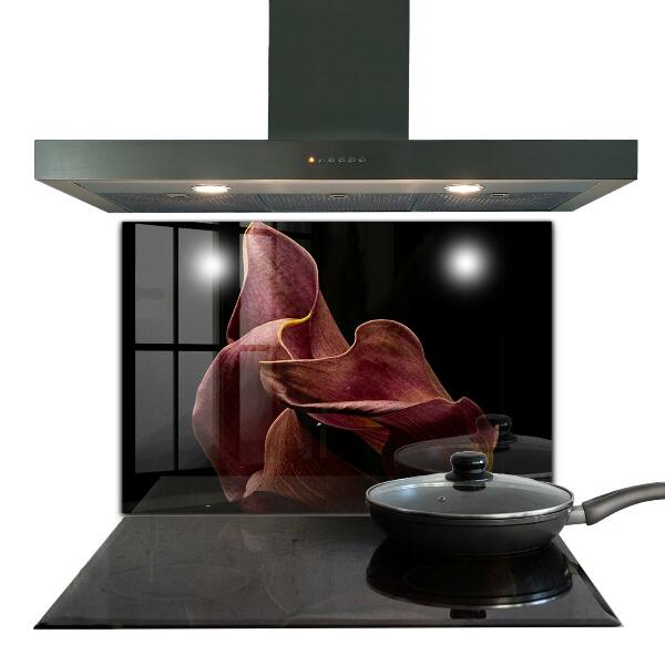 Sticlă bucătărie Frunză delicată elegantă