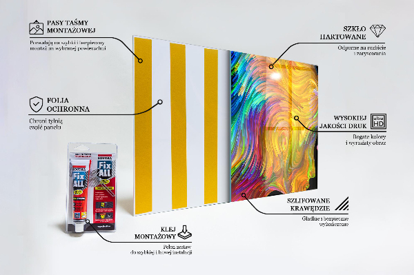 Sticlă bucătărie Portret de cuplu artistic