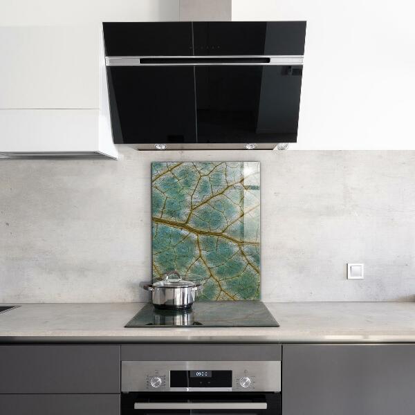 Panou sticlă bucătărie Textura frunzelor