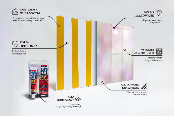 Panou sticlă bucătărie Vară înflorită de liliac în grădină