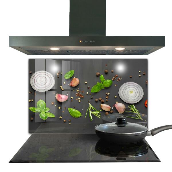 Sticlă bucătărie Condimente bucătăria italiană