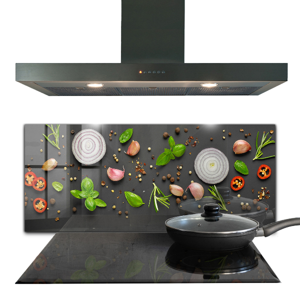 Sticlă bucătărie Condimente bucătăria italiană