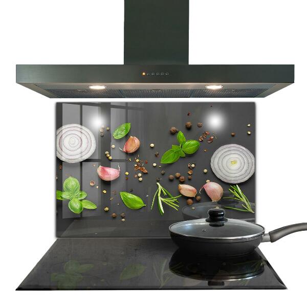 Sticlă bucătărie Condimente bucătăria italiană