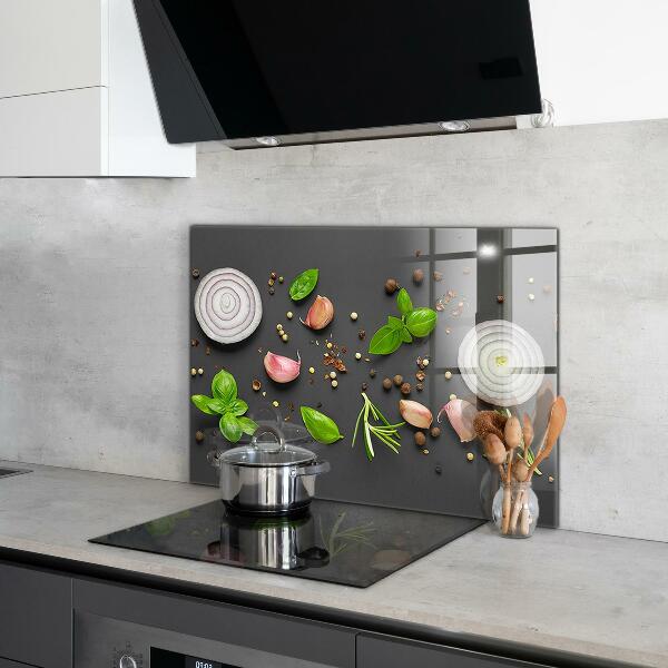 Sticlă bucătărie Condimente bucătăria italiană