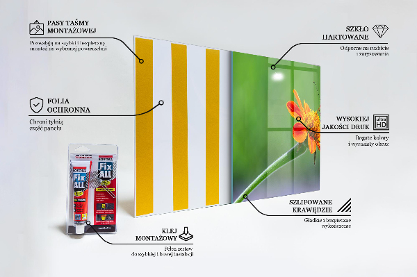 Sticlă bucătărie Fluture pe o floare de vară