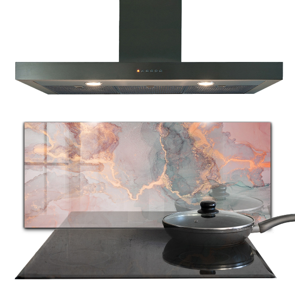 Sticlă pentru bucătărie Textura marmură