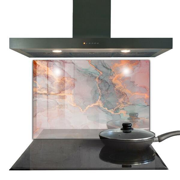 Sticlă pentru bucătărie Textura marmură