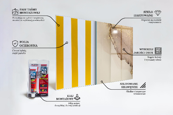 Sticlă pentru bucătărie Artă modernă