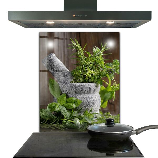 Sticlă bucătărie Mortar de piatră condimente