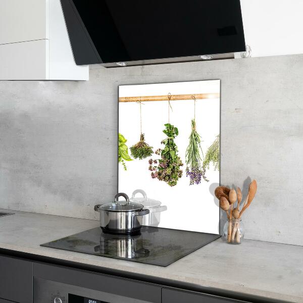 Sticlă bucătărie Ierburi uscate dietă sănătoasă