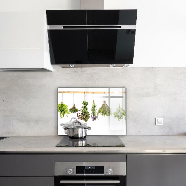 Sticlă bucătărie Ierburi uscate dietă sănătoasă