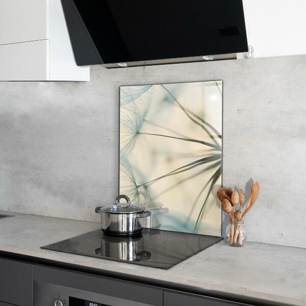 Panou sticlă bucătărie Frumoasă păpădie delicată