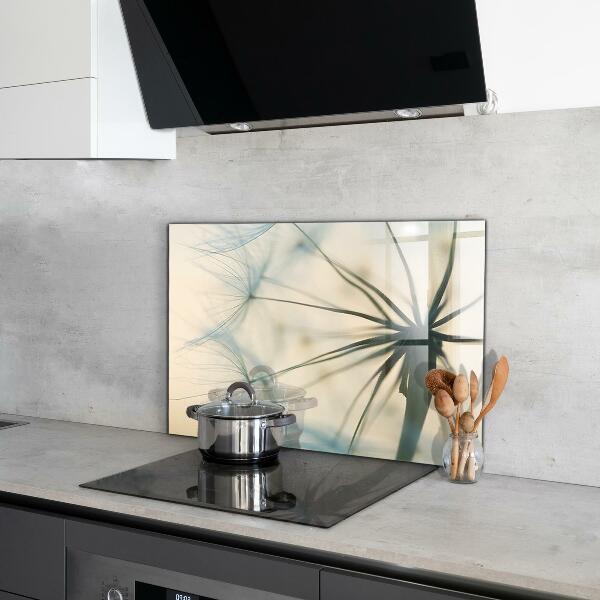 Panou sticlă bucătărie Frumoasă păpădie delicată