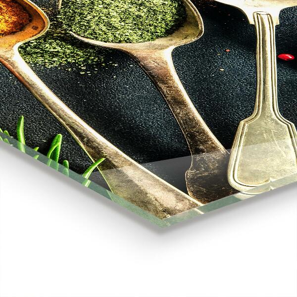 Sticlă bucătărie Condimente aromate