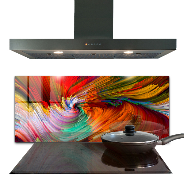 Sticlă bucătărie Mix de culori energice