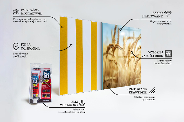Panou sticlă bucătărie Daruri de cereale ale mamei natură