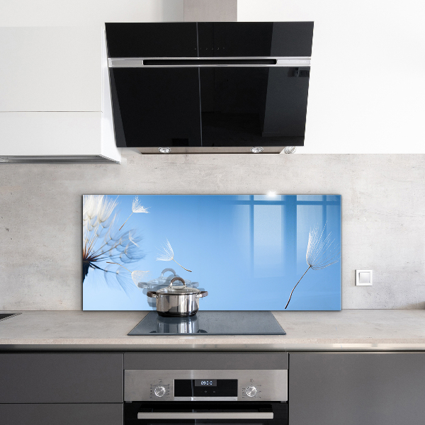 Panou sticlă bucătărie Păpădie delicată