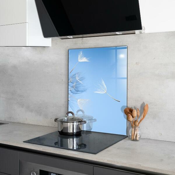 Panou sticlă bucătărie Păpădie delicată