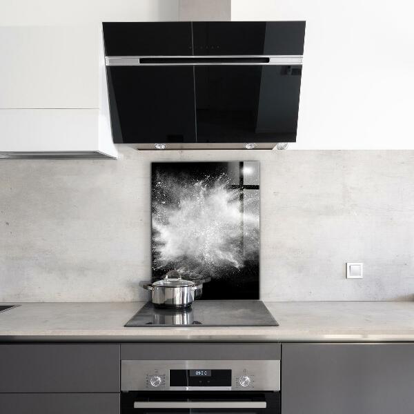 Sticlă bucătărie Abstracția exploziei de pulbere