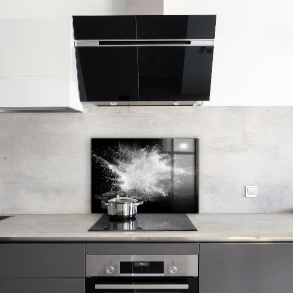 Sticlă bucătărie Abstracția exploziei de pulbere