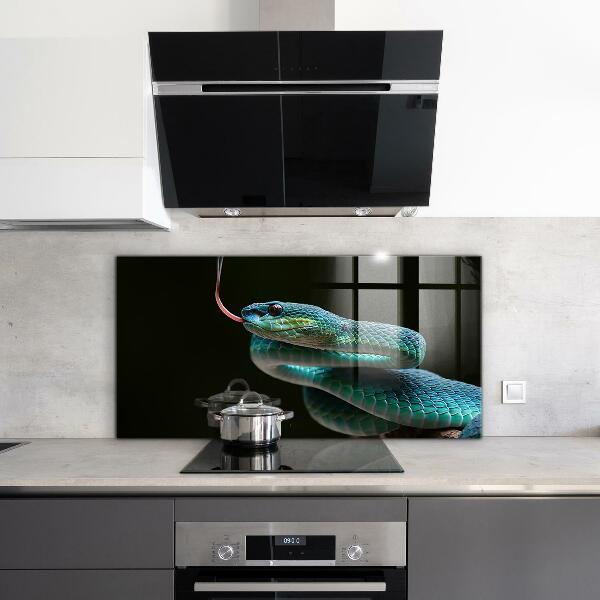 Sticlă bucătărie Fauna sălbatică a șarpelui