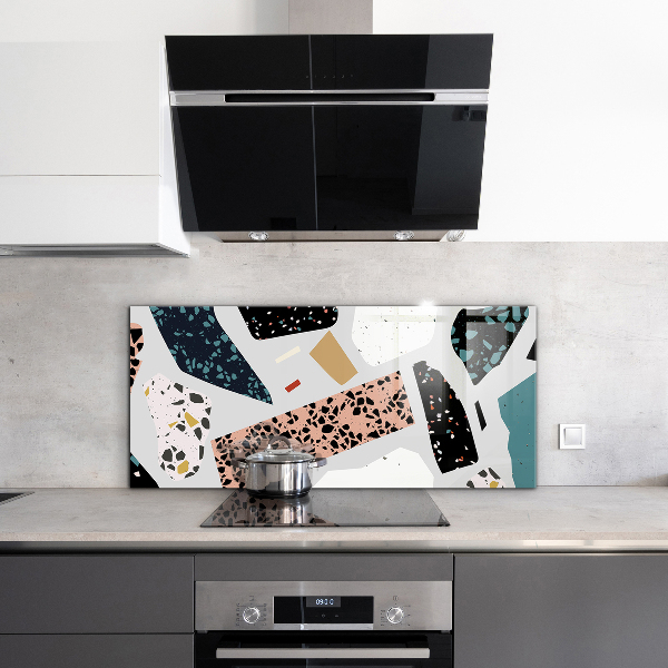 Sticlă bucătărie Terrazzo terrazzo granit
