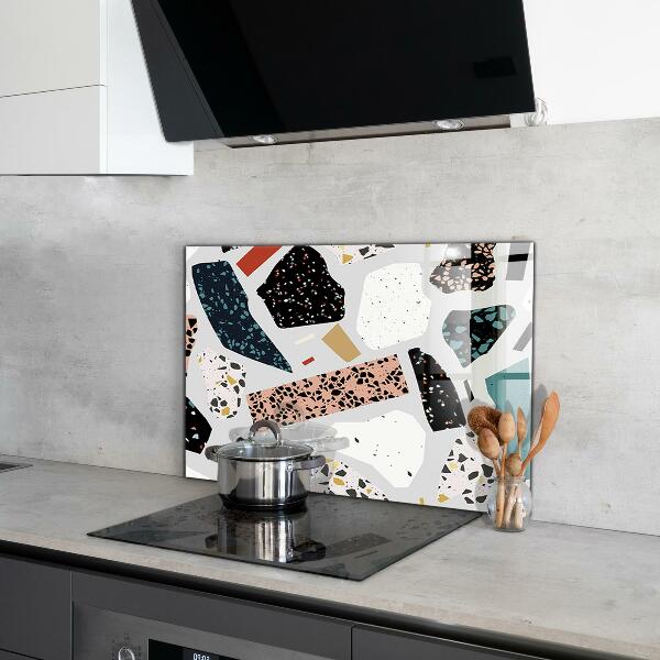 Sticlă bucătărie Terrazzo terrazzo granit