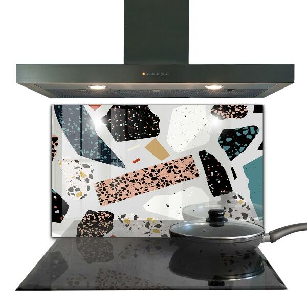 Sticlă bucătărie Terrazzo terrazzo granit