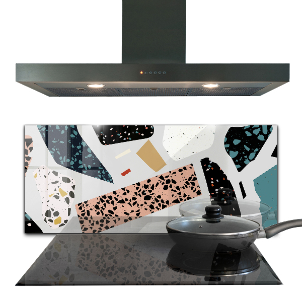 Sticlă bucătărie Terrazzo terrazzo granit