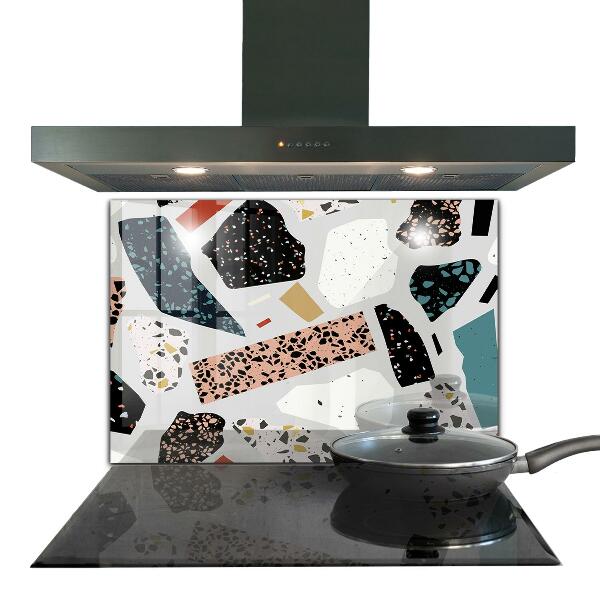 Sticlă bucătărie Terrazzo terrazzo granit