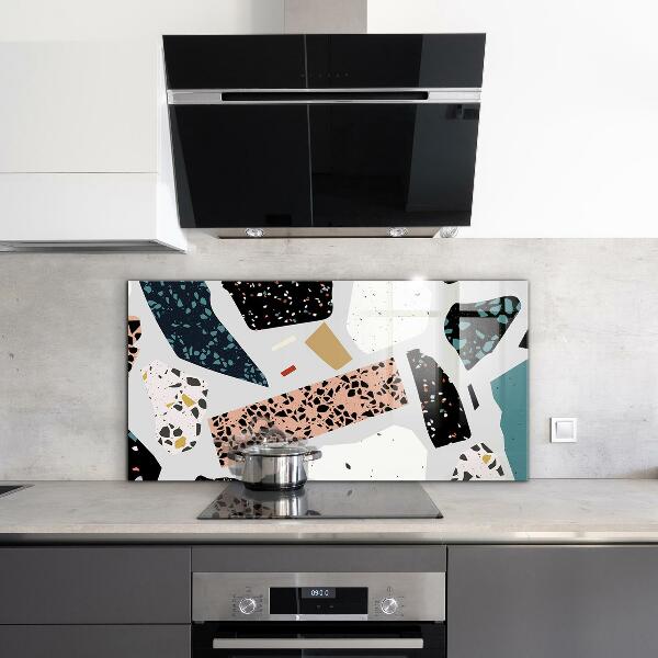 Sticlă bucătărie Terrazzo terrazzo granit