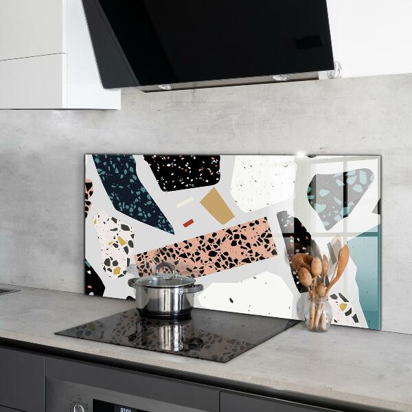 Sticlă bucătărie Terrazzo terrazzo granit