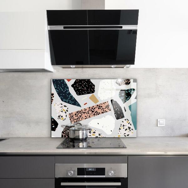 Sticlă bucătărie Terrazzo terrazzo granit