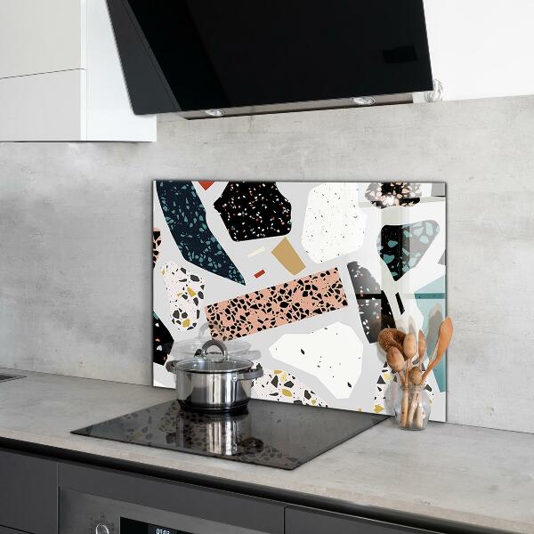 Sticlă bucătărie Terrazzo terrazzo granit