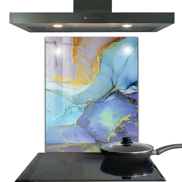 Sticlă bucătărie Abstracția energiei albastre