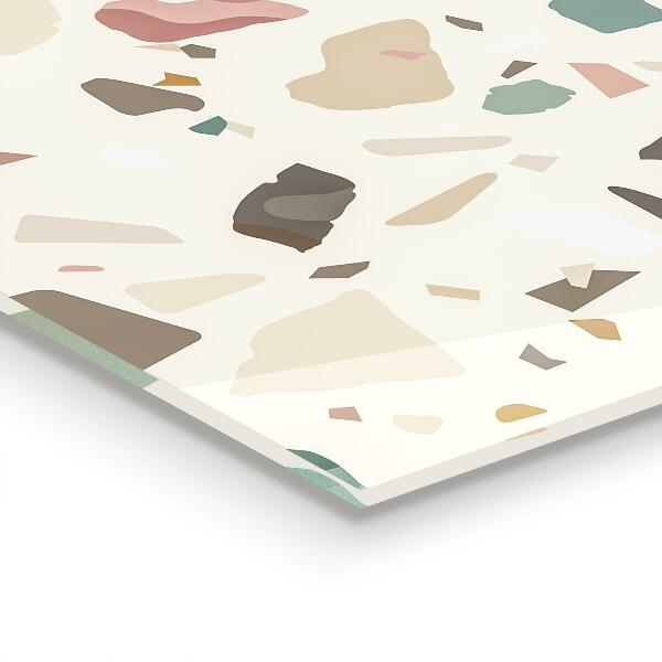 Sticlă bucătărie Terrazzo bej teraso