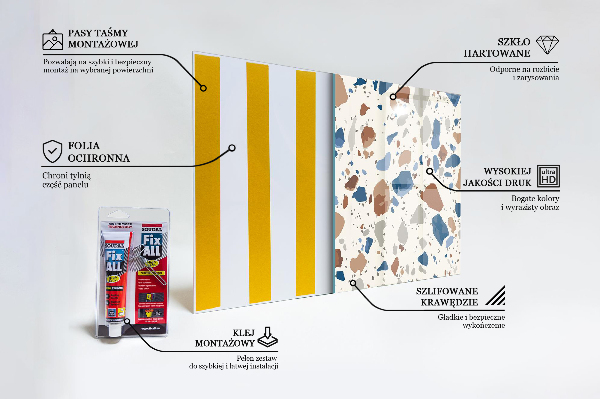 Sticlă bucătărie Terrazzo terrazzo stone