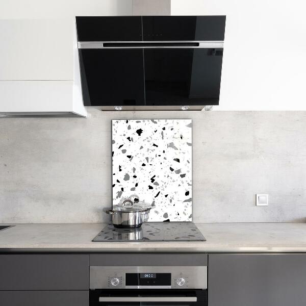 Sticlă bucătărie Terrazzo monocrom
